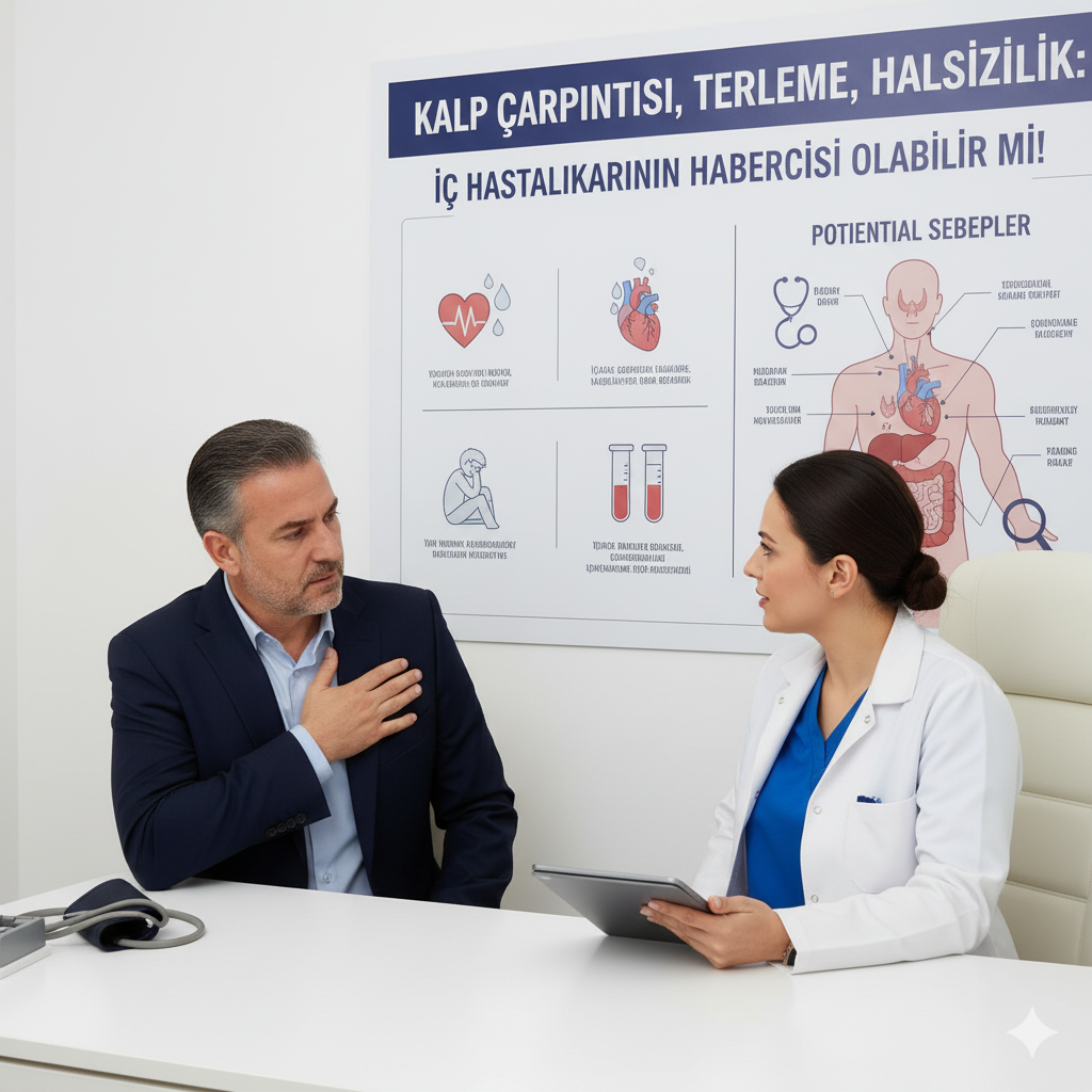Kalp Çarpıntısı, Terleme, Halsizlik: İç Hastalıklarının Habercisi Olabilir mi?